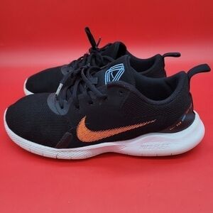 Nike Flex Experience Run 10 Dark Obsidian Hyper Crimson Sneaker Men's 8 Shoes